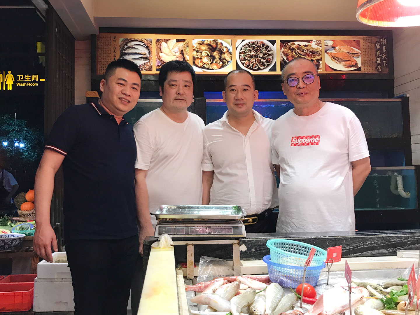 美食家合影